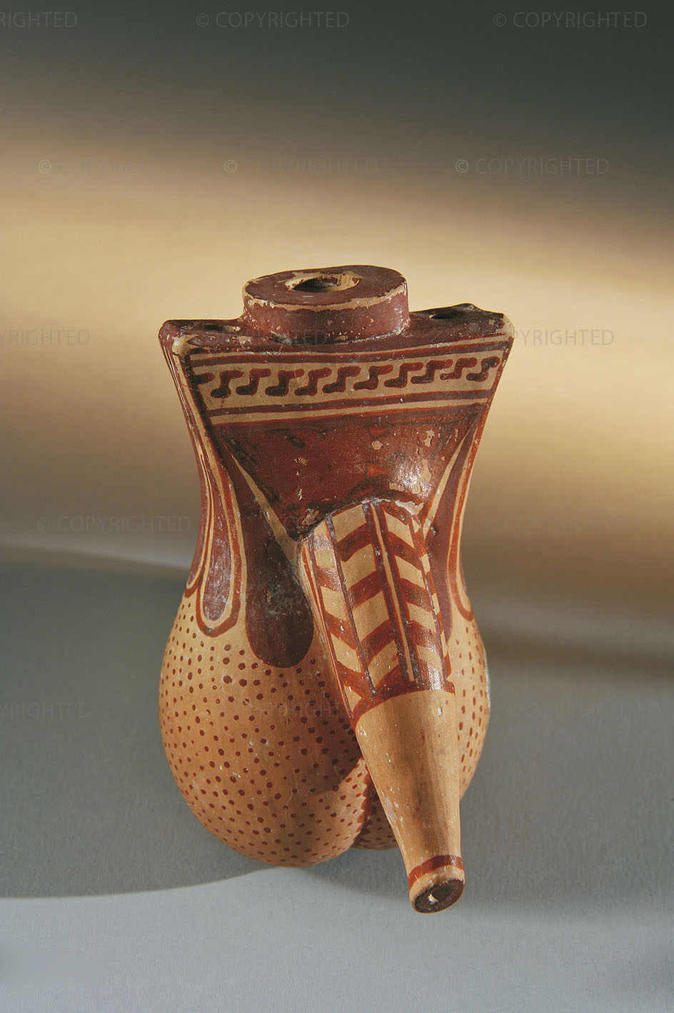 Phallic-shaped vessel